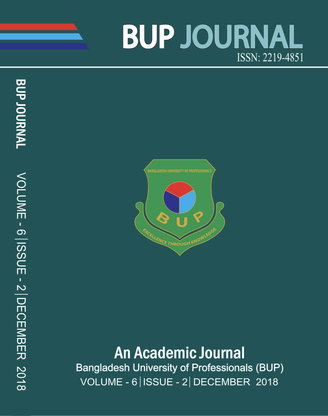 BUP JOURNAL, Volume - 6, Issue - 2, December - 2018